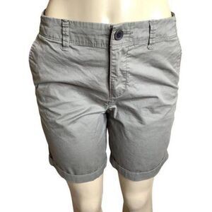 2x Springfield Gray and Khaki Shorts 100% Cotton 4 Pockets Men Waist 42